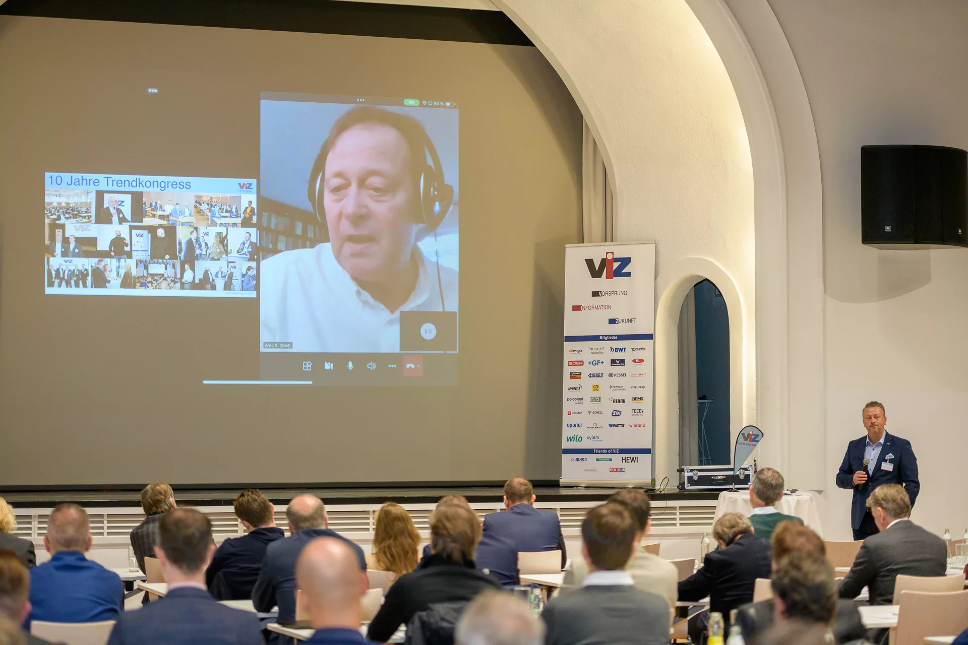Liveeinspielung Arno Kloep am VIZ Trendkongress 2023
